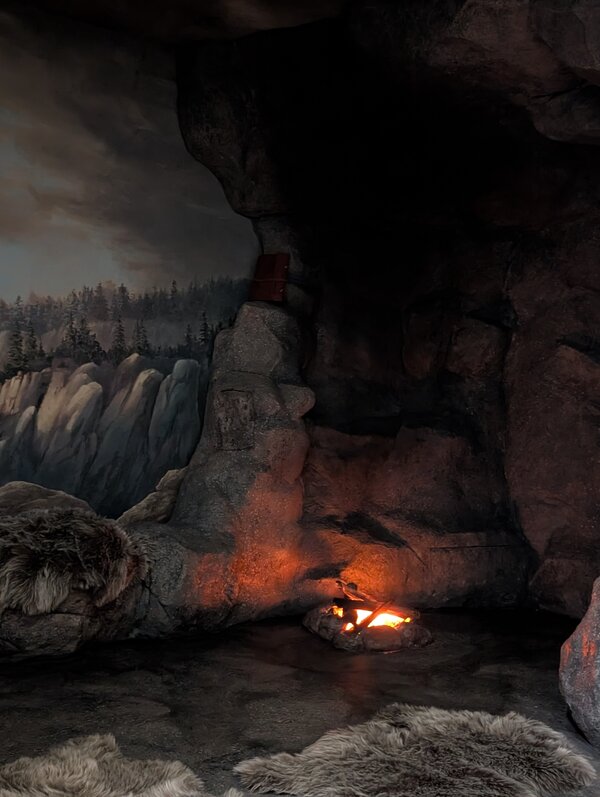 Blick in die H&ouml;hle im Florianbildungszentrum